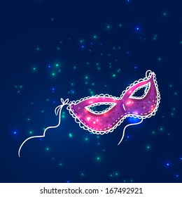 Carnival mask, vector illustration 