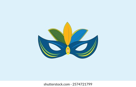 Carnival mask vector illustration for use.