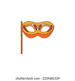 carnival mask vector type icon