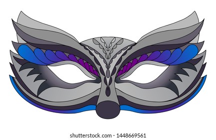Carnival mask wolf. Great for a holiday