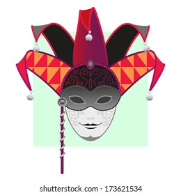 Carnival Mask-Masquerade,Mardi Gras,Jester