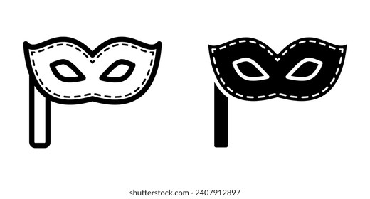 carnival masks icon. symbol for mobile concept and web design. vector illustration