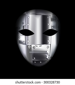 carnival metal mask