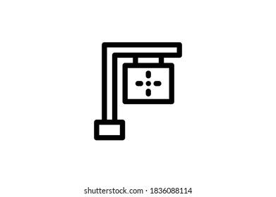 Carnival Outline Icon - Shooting Range 
