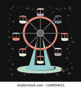 carnival panoramic wheel icon