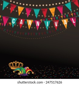 Carnival party bunting background EPS 10 vector royalty free stock illustration Perfect for ads, poster, flier, signage, promotion, greeting card, blog, invitation