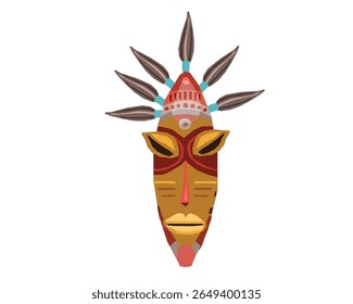 Carnival party mask with detailed decoration