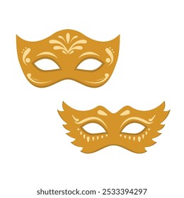 Carnival party mask icon. new year party icon set illustration