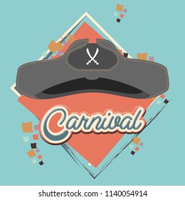 carnival pirate hat accessory