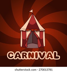 Carnival Poster Vector Illustration. 