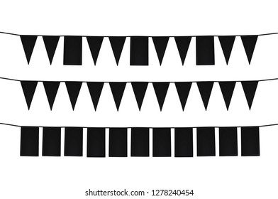 Carnival promo flags. vector illustration