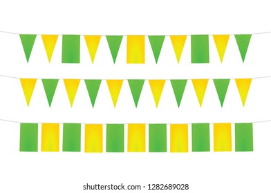 Carnival promo flags. vector illustration