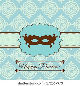 Carnival Purim mask. Happy Purim.