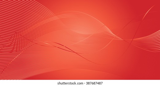 Carnival red colors of Mexico abstract background for festivities. Colorful Wavy lines, stylized confetti. Vector Digital Illustration. For Holiday Art, Print, Web graphic design.