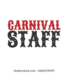 Tipografía del personal de carnaval Diseño de emblemas