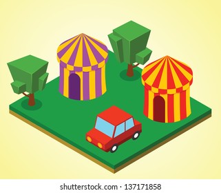 Carnival tent