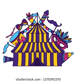 carnival tent amusement