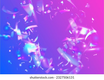 Carnival Texture. Laser Christmas Template. Light Confetti. Purple Metal Sparkles. Cristal Effect. Fantasy Foil. Holiday Art. Blur Flyer. Pink Carnival Texture