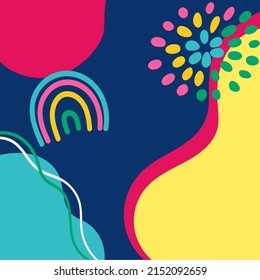 Carnival theme simple flat background