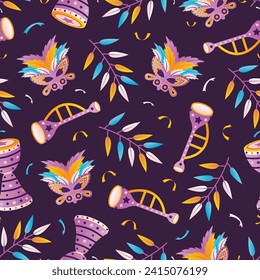 carnival theme vector pattern design