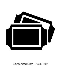 carnival tickets isolated icon