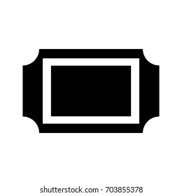 carnival tickets isolated icon