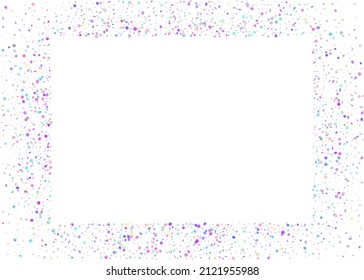 Carnival Tinsel. Laser Design. Party Festival Template. Festive Foil. Glamour Art. Holographic Effect. Neon Glitter. Violet Retro Sparkles. Blue Carnival Tinsel