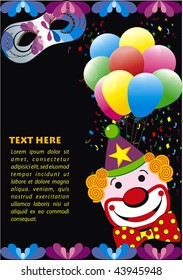 Carnival vector design on black bacground