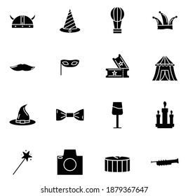 carnival vector icon set solid style for your web,UI,UX,design