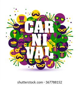 Carnival vector illustration.