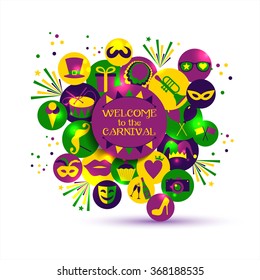 Carnival vector illustration.