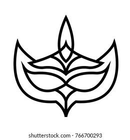 Carnival vector outline icon