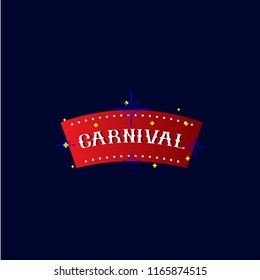 Carnival Vector Template Design Illustration