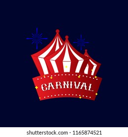 Carnival Vector Template Design Illustration