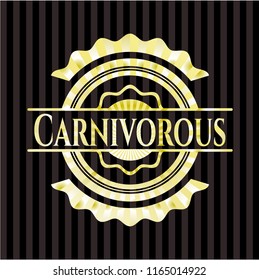 Carnivorous gold shiny emblem