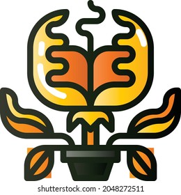 carnivorous plant vector illustration design