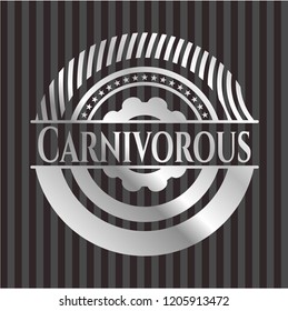 Carnivorous silvery shiny emblem