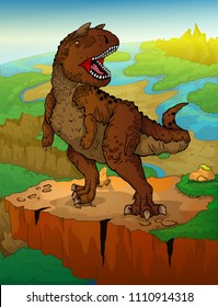 Carnotaur on the landscape.