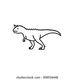 Carnotaurus vector icon