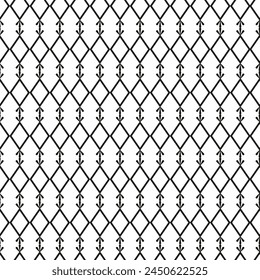 Caro rhombus grid seamless repeated pattern