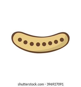 carob icon. vector illustration