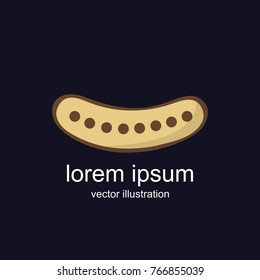 carob icon. vector illustration