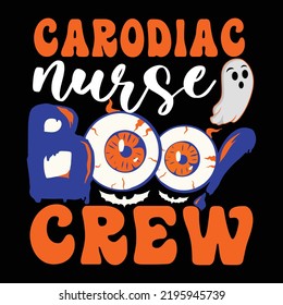 Carodiac Nurse Boo Crew Spooky Halloween Svg Cut Files