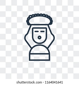 Carol vector icon isolated on transparent background, Carol logo concept