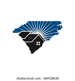 carolina home logo vector.
