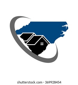 carolina home logo vector.