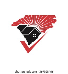carolina home logo vector.