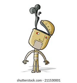 robot de mal funcionamiento de carotón