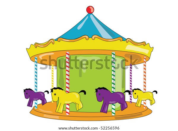 Carousel Stock Vector (Royalty Free) 52256596