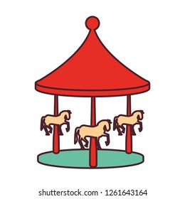 carousel of amusement park